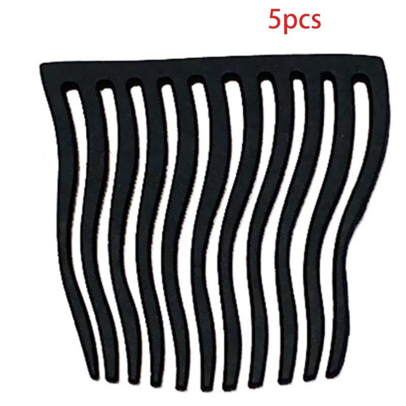 Bộ 5 Lược Kẹp Tóc Kim Loại Màu Sắc Ngọt Ngào Cho Nữ