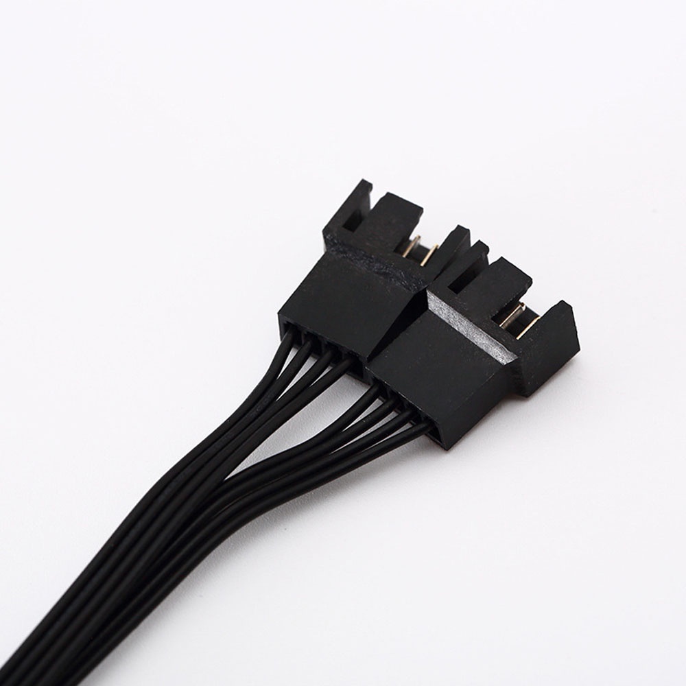 Dây Cáp Nối Dài Điều Khiển Quạt Pwm Từ 1 Sang 2 Đầu 4 Chấu Màu Đen Nhiều Màu