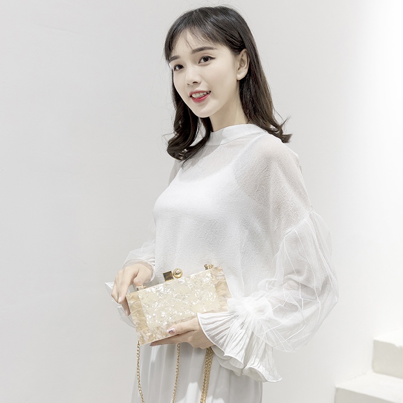 Túi đeo vai bằng acrylic thiết kế thời trang dành cho nữ