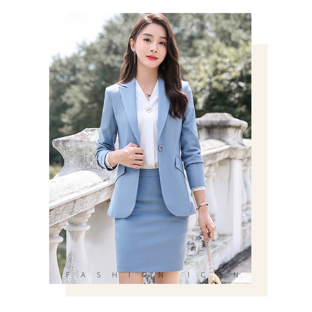 SET NGUYÊN BỘ ÁO VEST VÀ CHÂN VÁY