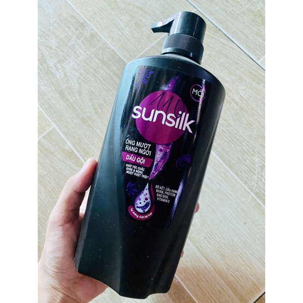 Dầu gội Sunsilk mềm mượt dịu kì 650g và 170g