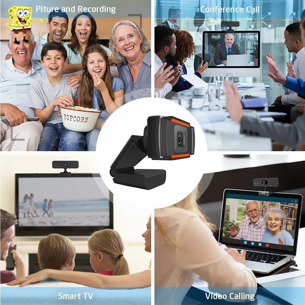 ☆Pro☆ Webcam PC Mini USB 2.0 Web Camera With Microphone USB Computer Camera