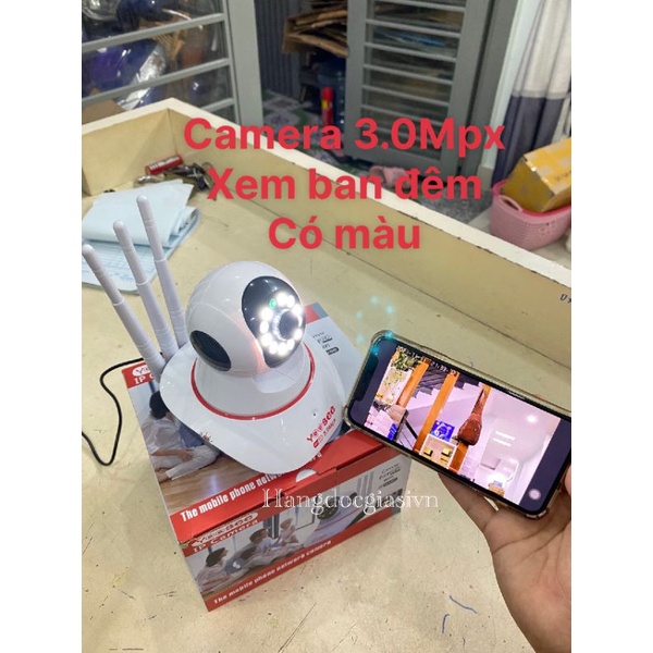 Camera yoosee 3.0Mpx xem ban đêm có màu