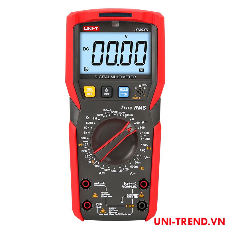 UT89XD Đồng hồ vạn năng điện tử chính hãng Uni-Trend