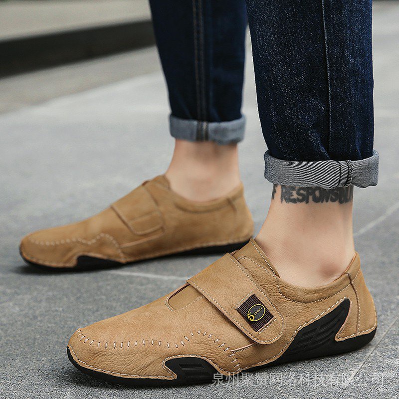 Ready stock ☆☆ 38-47 men's leather shoes men's loafer cow leather shoes leisure driving shoes zVS2