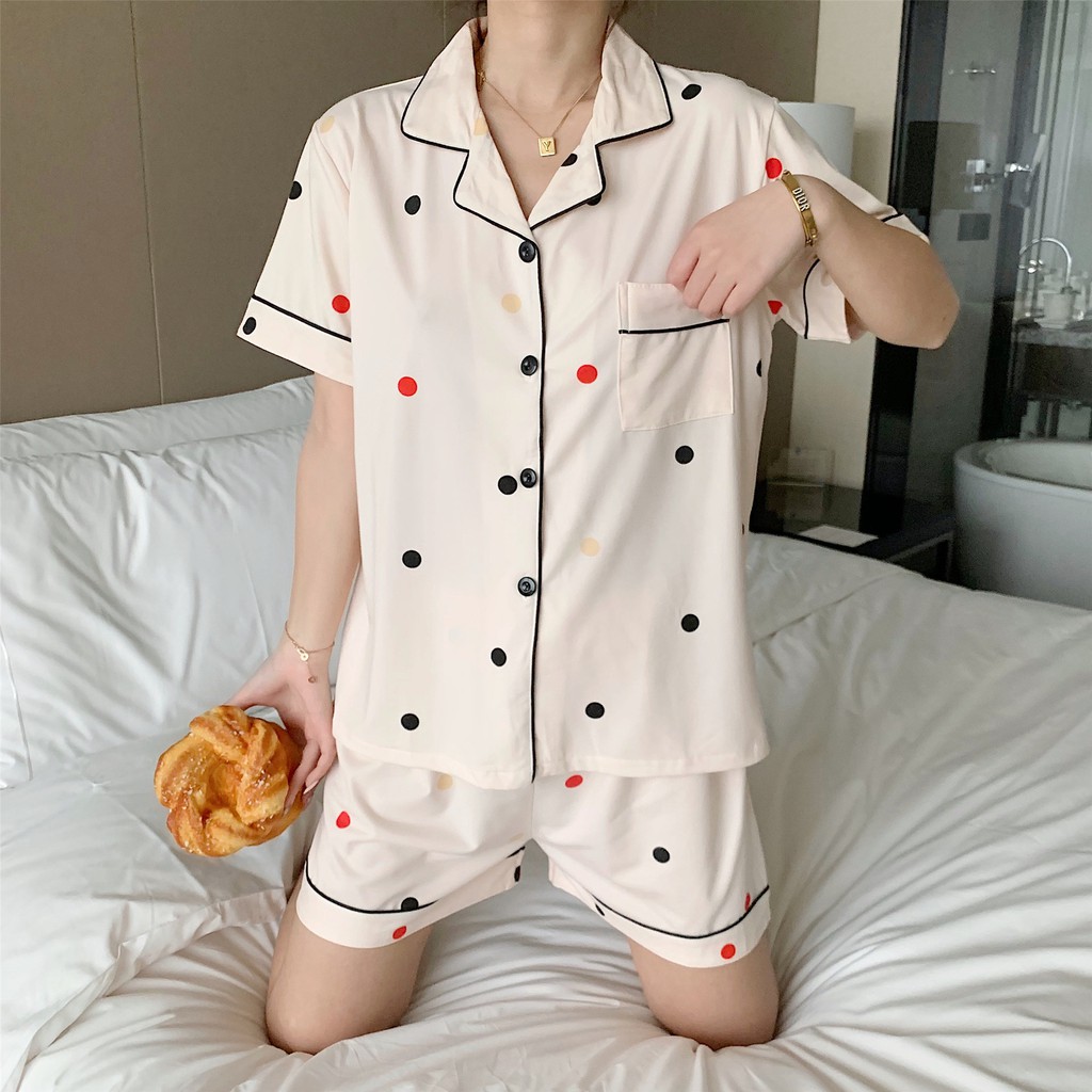 Bộ đùi Nữ, Bộ ngắn Pijama Cotton, Bộ Mặc Nhà Nữ Mùa Hè, Đồ Bộ CiCi, Đồ Ngủ Đẹp, Thời Trang Nữ