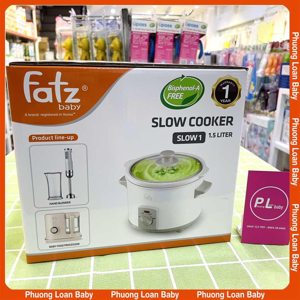 Nồi nấu chậm Fatz baby Slow 1 1.5L FB9015MH