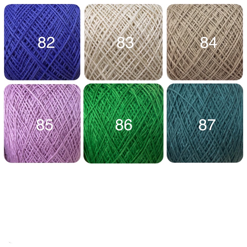 Bảng 2: Len cotton việt nam ctvn sợi 1mm 100gram - Craft Yarn VN