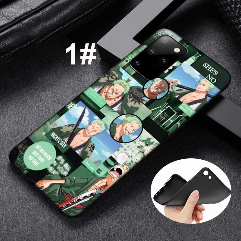 Ốp Điện Thoại Dẻo Họa Tiết Hoạt Hình One Piece zoro Cho Samsung Galaxy M51 M31 A70 A50s A50 A40s A30s A20 A20s A10s GA15