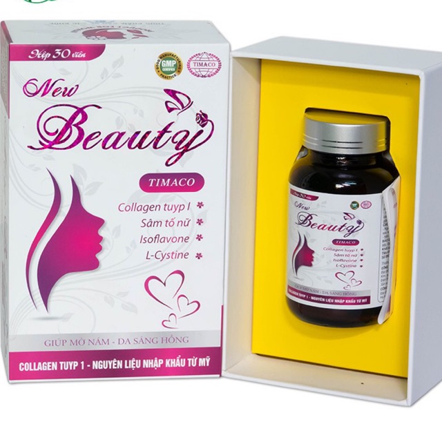 Viên uống dưỡng da cao cấp New Beauty Timaco -