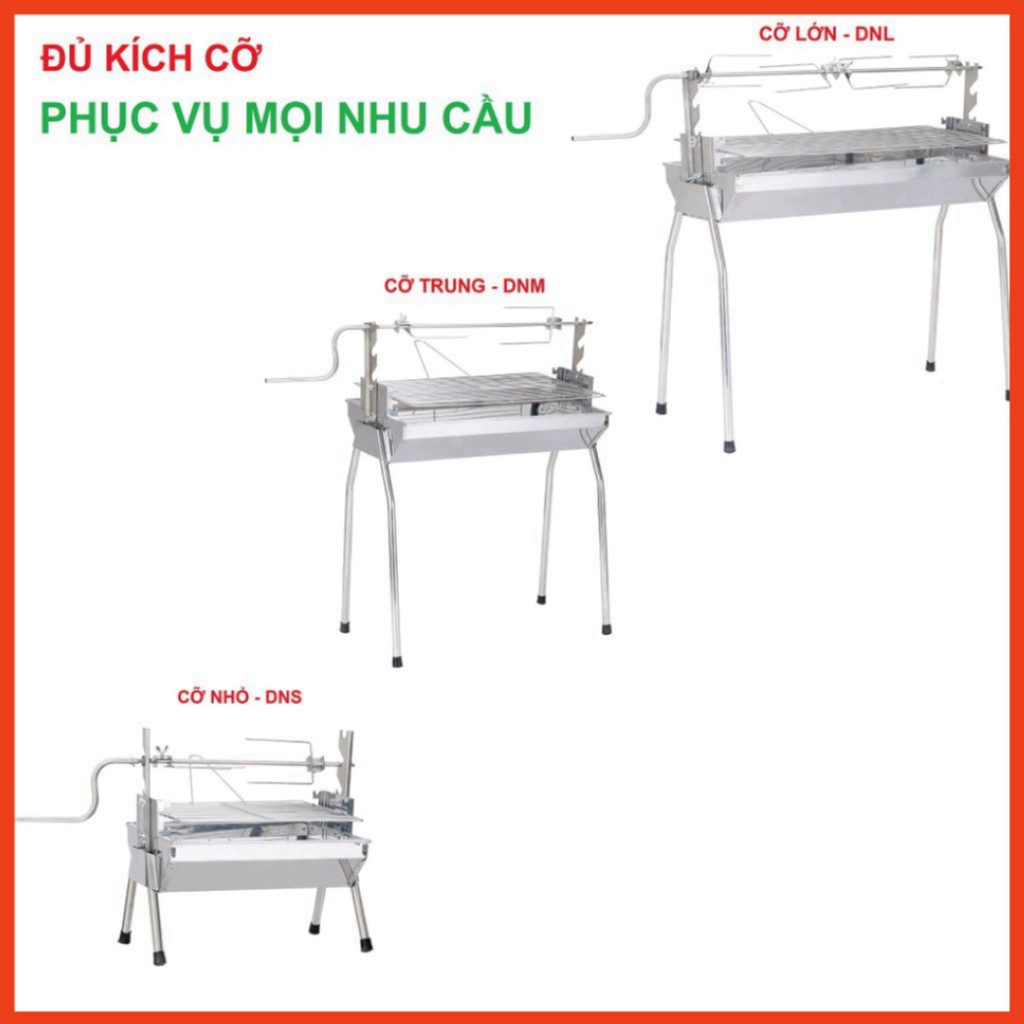 Bếp nướng than hoa ngoài trời 2 in 1 TopV DNM, lò nướng than hoa không