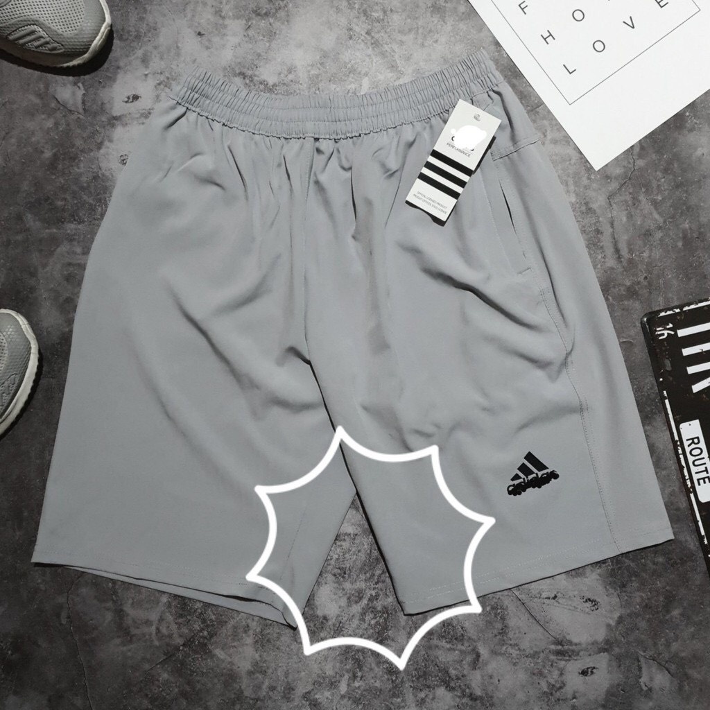 Quần đùi nam thể thao vải gió co giãn mặc nhẹ thoáng mát túi khóa chắc chắn, thời trang trẻ trung năng động