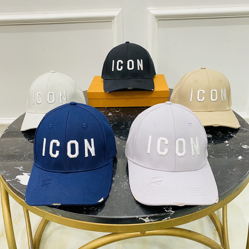 Mũ rách nhiều màu- Nón kết kaki thêu chữ Dsq icon phong cách Ulzzang form unisex nam nữ, TX436