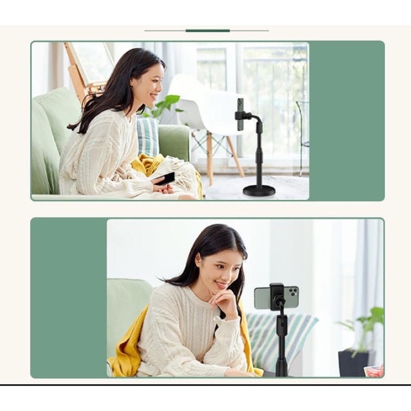 Giá kẹp đỡ điện thoại đa năng quay TikTok xoay ngang dọc tiện lợi