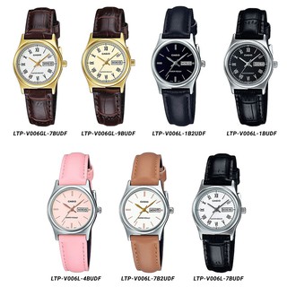 Đồng hồ nữ dây da chính hãng Casio Anh Khuê LTP-V006