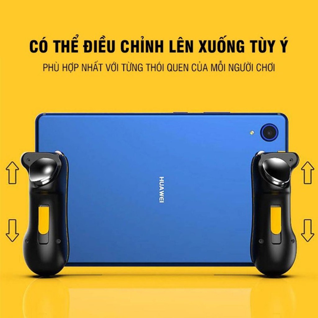 RX12 | Nút bấm auto táp siêu nhanh cho máy tính bảng, iPad chơi PUBG Mobile, Free Fire, Call Of Duty Mobile