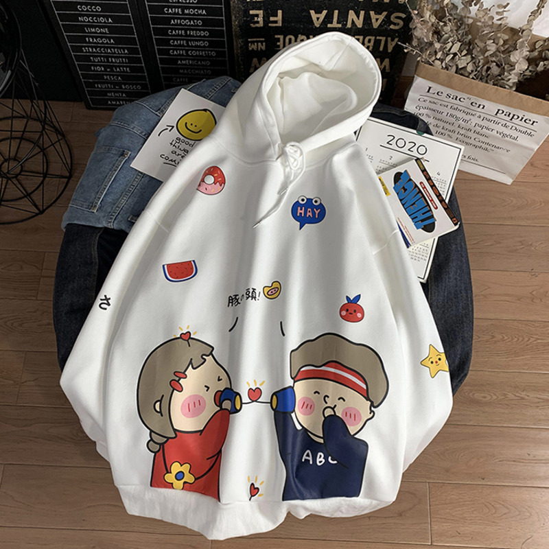 Áo Hoodie In Hình Hoạt Hình Phong Cách Hàn Quốc Cho Nam | BigBuy360 - bigbuy360.vn