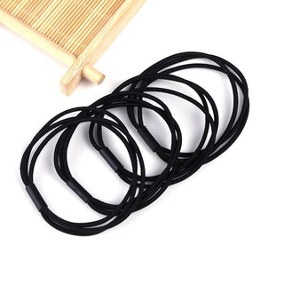 Combo 10 dây cột tóc màu trơn co giãn