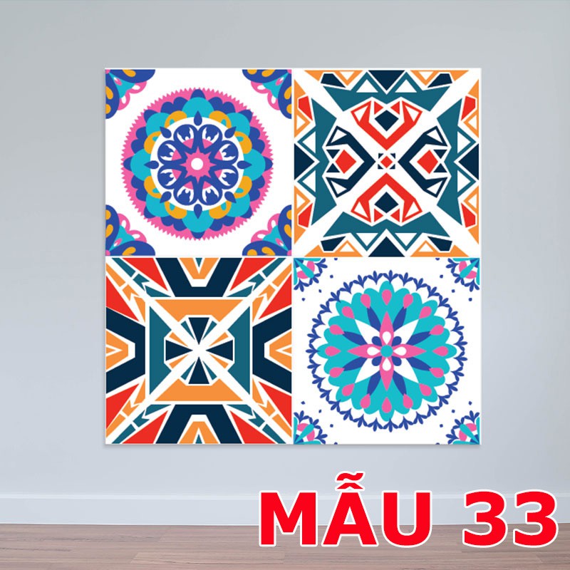 [GIẢM 40%] DECAL DÁN TƯỜNG GẠCH CÔ BA SÀI GÒN 20X20CM