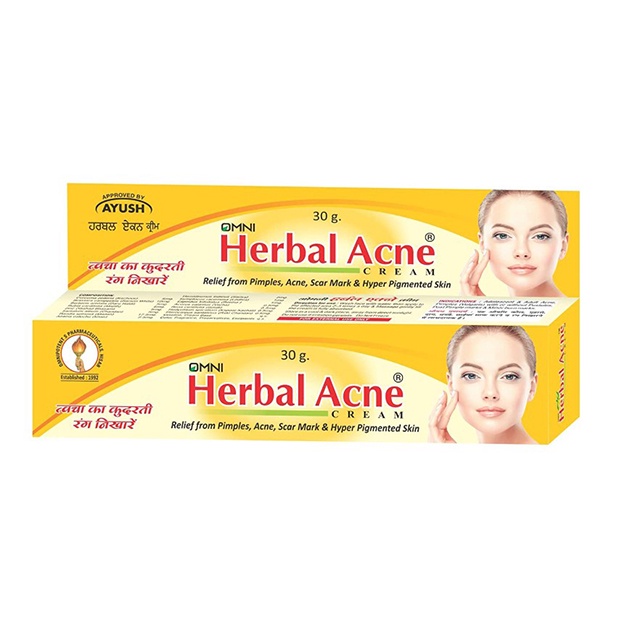 Thảo Dược Omni Herbal Acne 30g Chấm Mụn Từ Ấn Độ