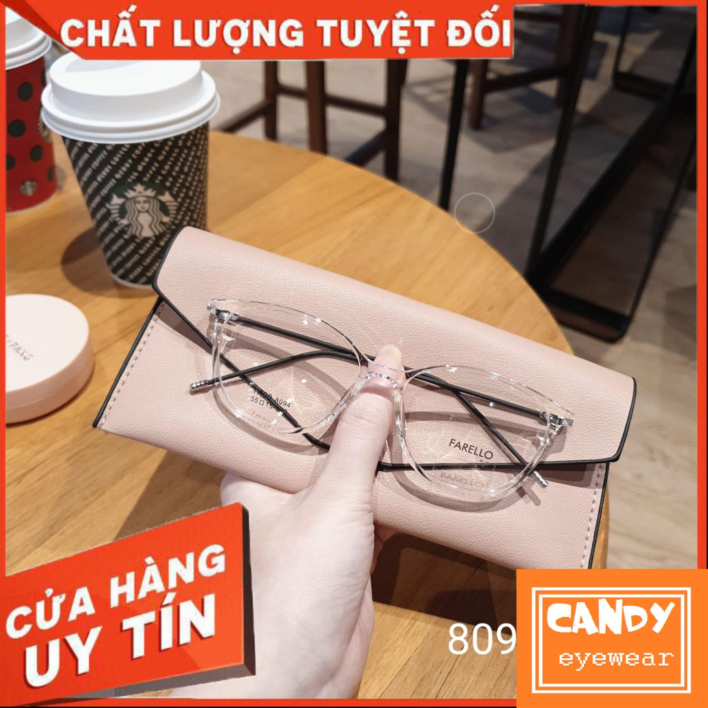 Gọng kính cận mắt mèo, càng kính mảnh nhẹ 8094