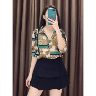 Quần giả váy 2 tầng
