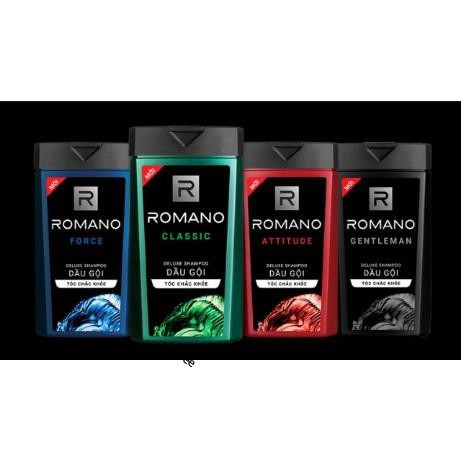 DẦU GỘI ROMANO 180G. 4 MÀU LỰA CHỌN