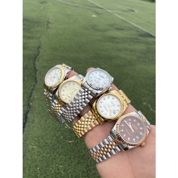 ĐỒNG HỒ NAM: ROLEX - Automatic Cơ nhật viền băm 1 lịch Hàng Cao Cấp