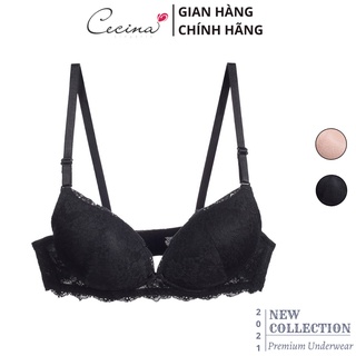 Áo lót 𝐂𝐄𝐂𝐈𝐍𝐀 thiết kế cúp ngực, áo nâng ngực ren tinh tế, đệm vừa phải - CBR00608