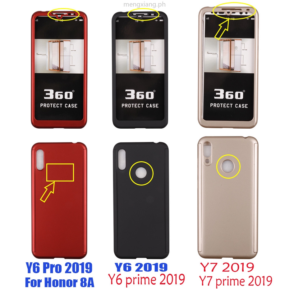 Ốp Lưng Bảo Vệ 360 Độ Cho Huawei Y5 Y6 Y7 2019 Y7 Y9 2018 Huawei Y6 Y7 Pro 2019