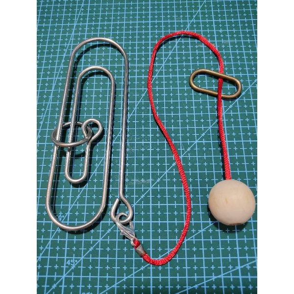 Đồ chơi trí tuệ_Thử thách trí não_The Paper Clip (Complex)-Wire Puzzle_Hack não & Hàng độc_IQ Toys
