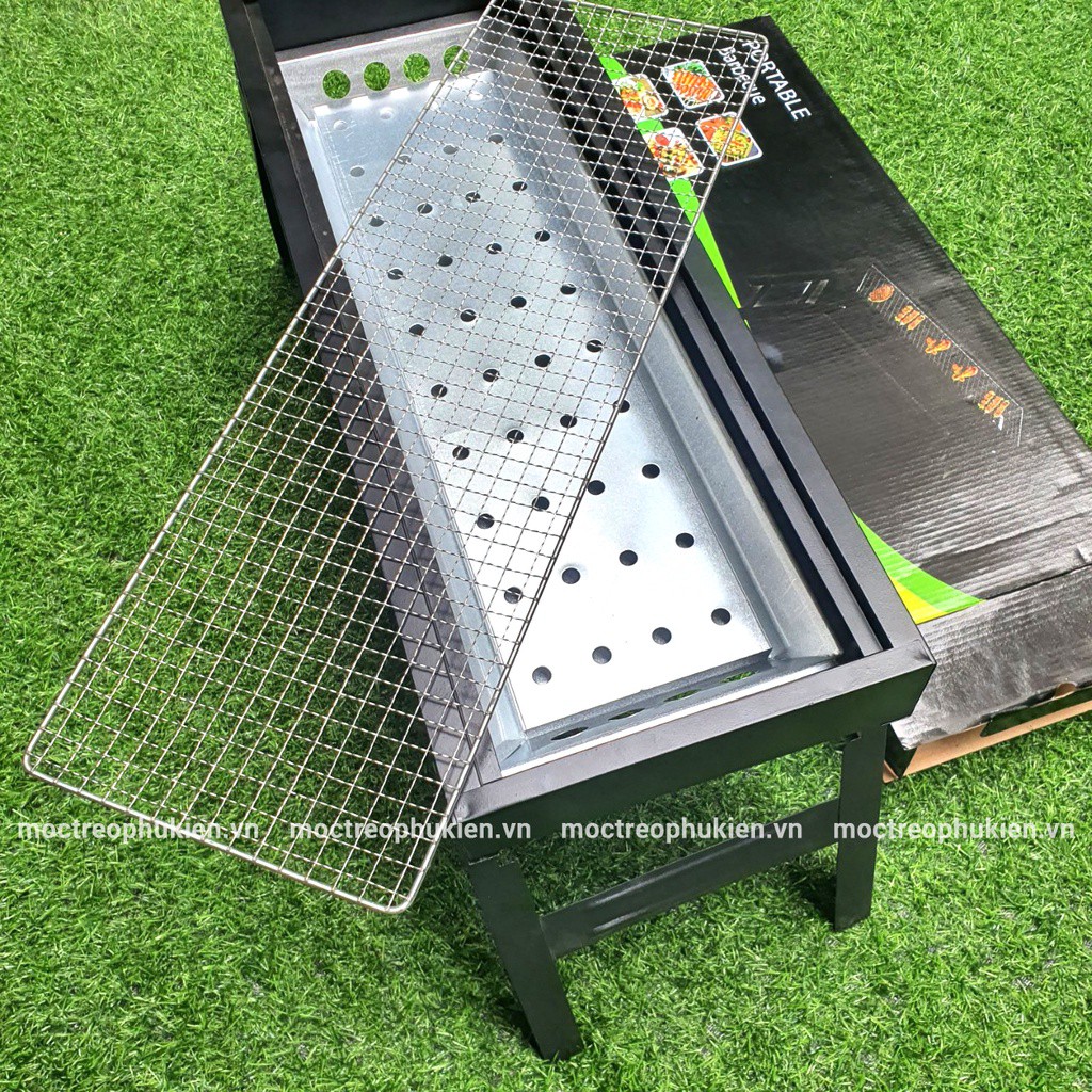 Bếp nướng than hoa BBQ ngoài trời cao cấp ,Lò nướng dã ngoại cắm trại ngoài trời Có Thể Gấp Gọn