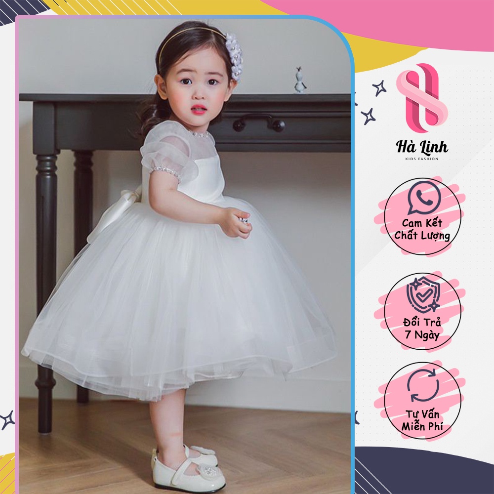 Váy công chúa xòe phồng dự tiệc siêu xinh cho bé -A23