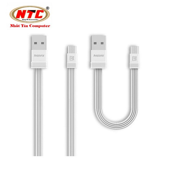 Bộ 2 cáp sạc microUSB Remax RC-062m 1m và 16cm