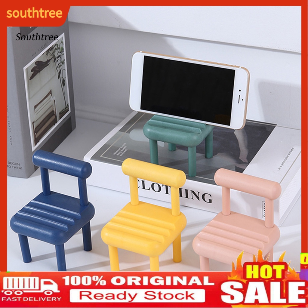 Giá Đỡ Điện Thoại Hình Ghế Xếp Gọn Nhẹ Hỗ Trợ Xem TV