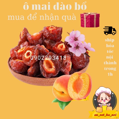 [500g] Ô Mai Đào bổ sấy dẻo Chuẩn vị chua chua,ngọt ngọt giảm cân hiểu quả-thế giới đồ ăn- an_vat_ha_noi