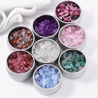 [Móng_Nail] Sét 9 Hũ Sỏi Thạch Anh Trang Trí Móng Tay
