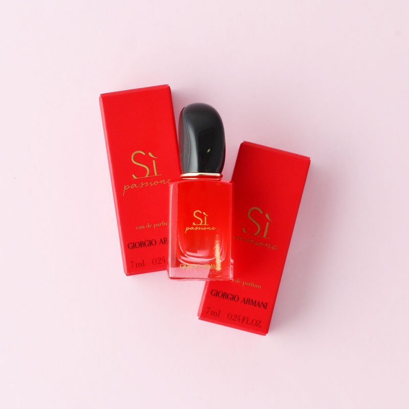 Nước hoa nữ mini ARMANI - Sì Passione EDP 7ml - Đỏ