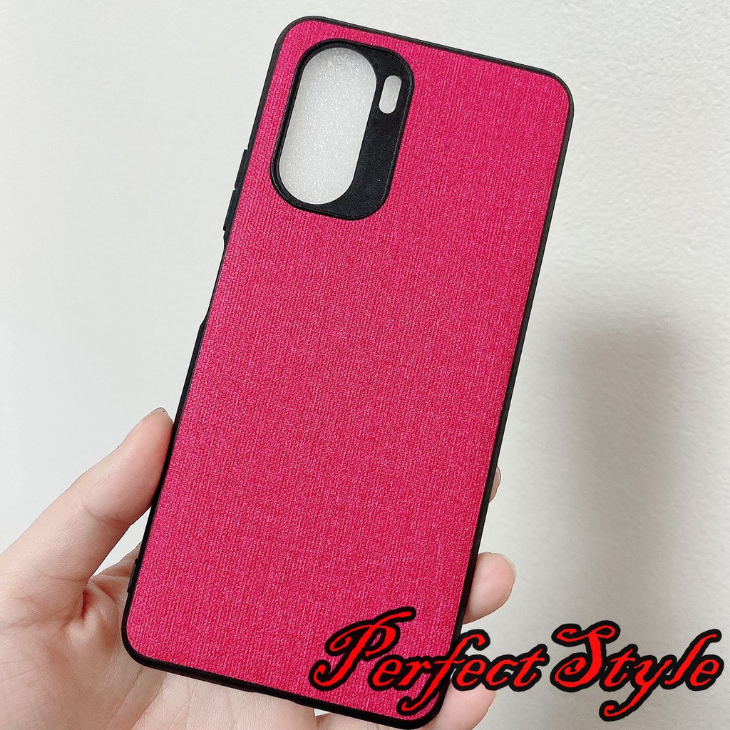 Ốp lưng Redmi K40 / K40 pro vân vải jean cao cấp