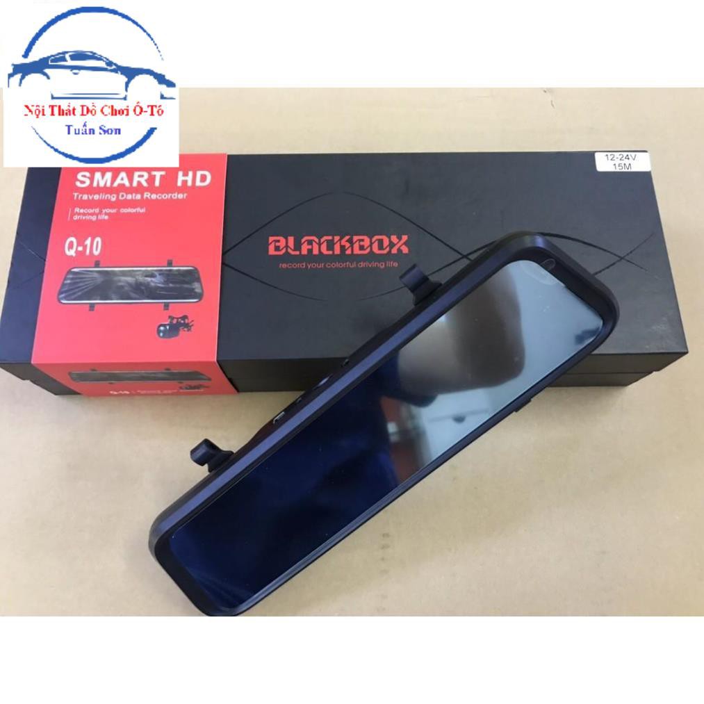 CAMERA HÀNH TRÌNH BlackBox Q10 KẸP GƯƠNG 12-24V | BigBuy360 - bigbuy360.vn