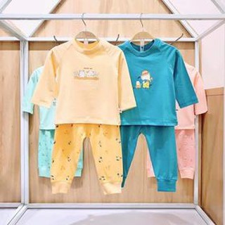 Bộ Quần Áo Dài Tay [CHAANG] Chất Mềm, Mịn, Thấm Hút Mồ Hôi Siêu Tốt(9M-5Y)