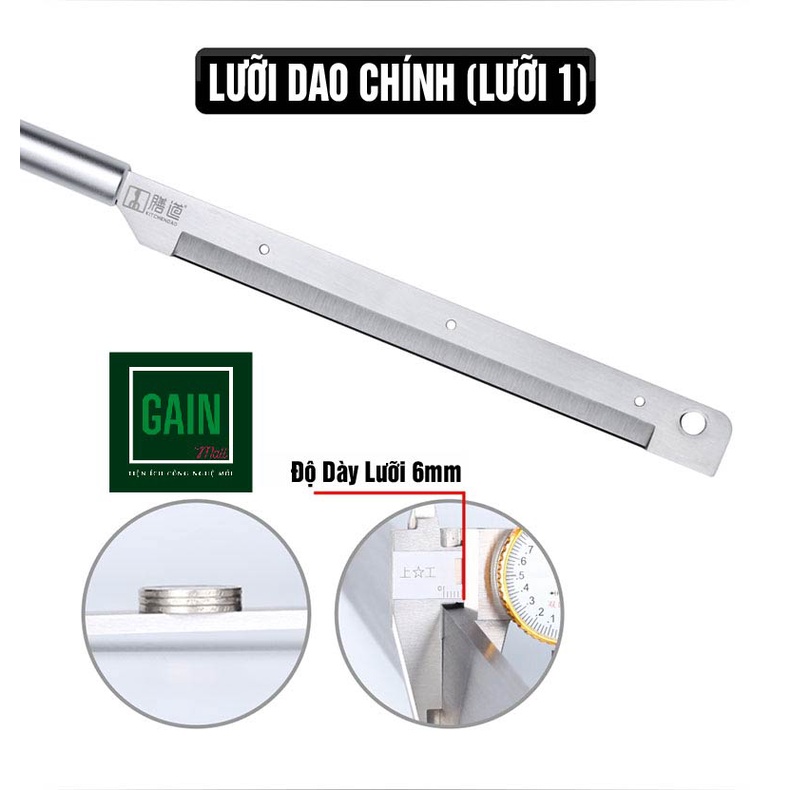 Máy thái thịt, dao chặt gà, thái thịt đông lạnh, dao chặt đa năng KD0288, đổi lỗi 3 Năm, BH 5 năm, thép 30CR13