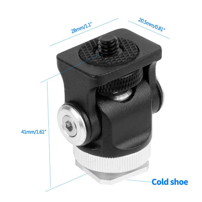 Giá Đỡ Hot Shoe Có Thể Điều Chỉnh Cho Đèn Flash Máy Ảnh DSLR