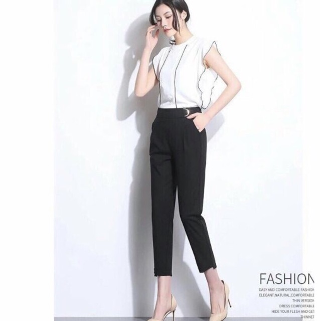 QUẦN TÂY CÔNG SỞ CÓ KHUYÊN QUẦN TÂY BAGGY SIÊU SANG CHẤT TUYẾ MƯA