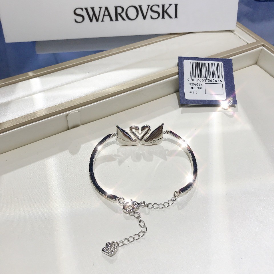 Vòng tay bạc s925 hình cặp đôi thiên nga 2023 5256264