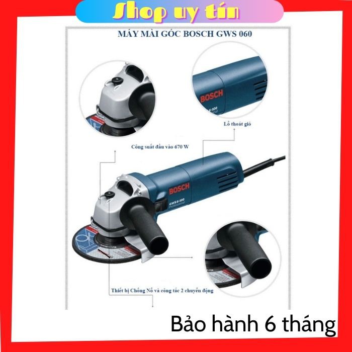 Máy mài  Bosh động cơ dây đồng 100%