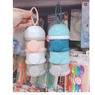 Hộp chia sữa Doux Bebe, 3 ngăn có quai