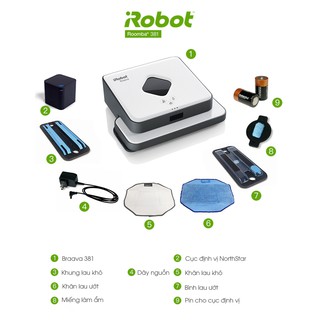 ROBOT LAU NHÀ IROBOT BRAAVA 381