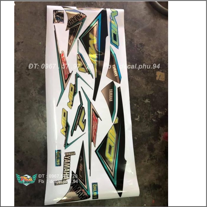 Tem rời Luvias MIO Xanh đen crom (H) -1