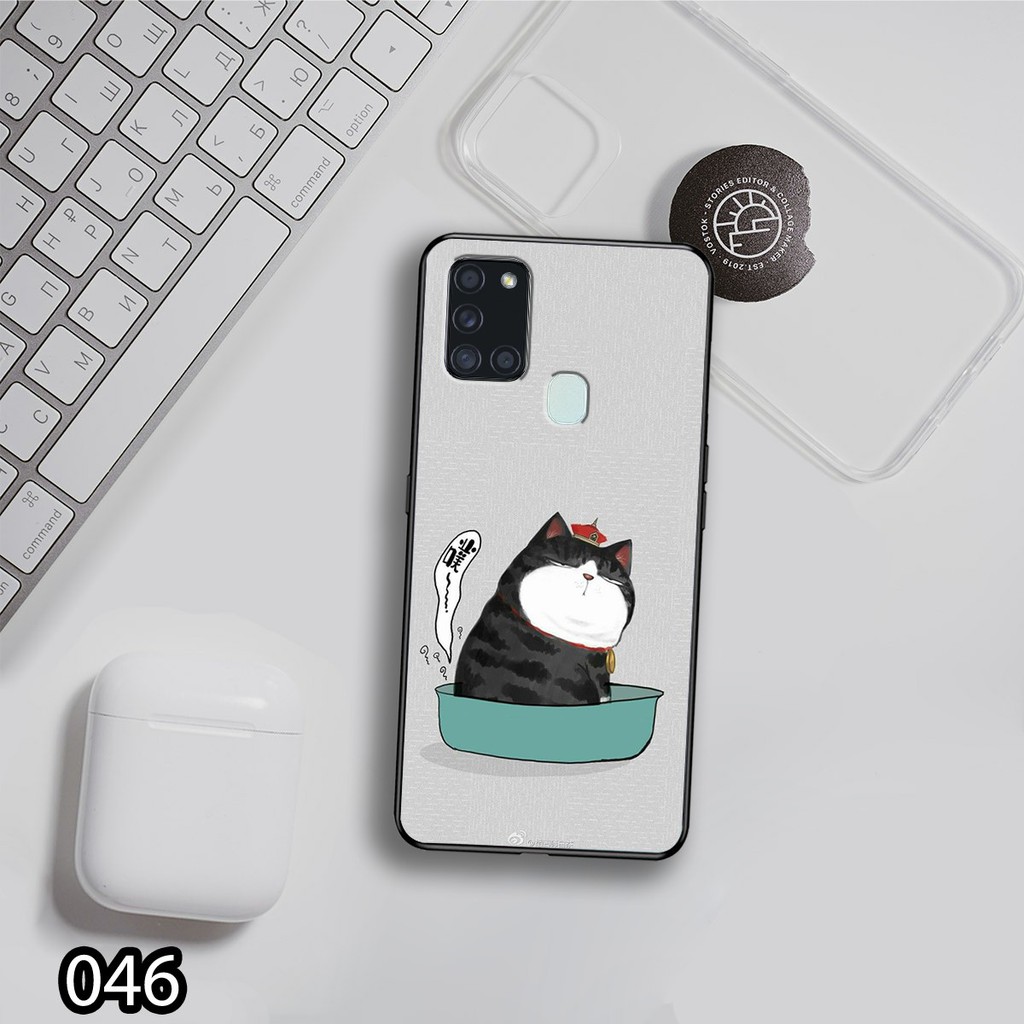 Ốp lưng Samsung A11/A21A21AS  in hình mèo béo siêu đẹp, độc, lạ_KINGSTORE.HN_Ốp SS A11/A21/A21S